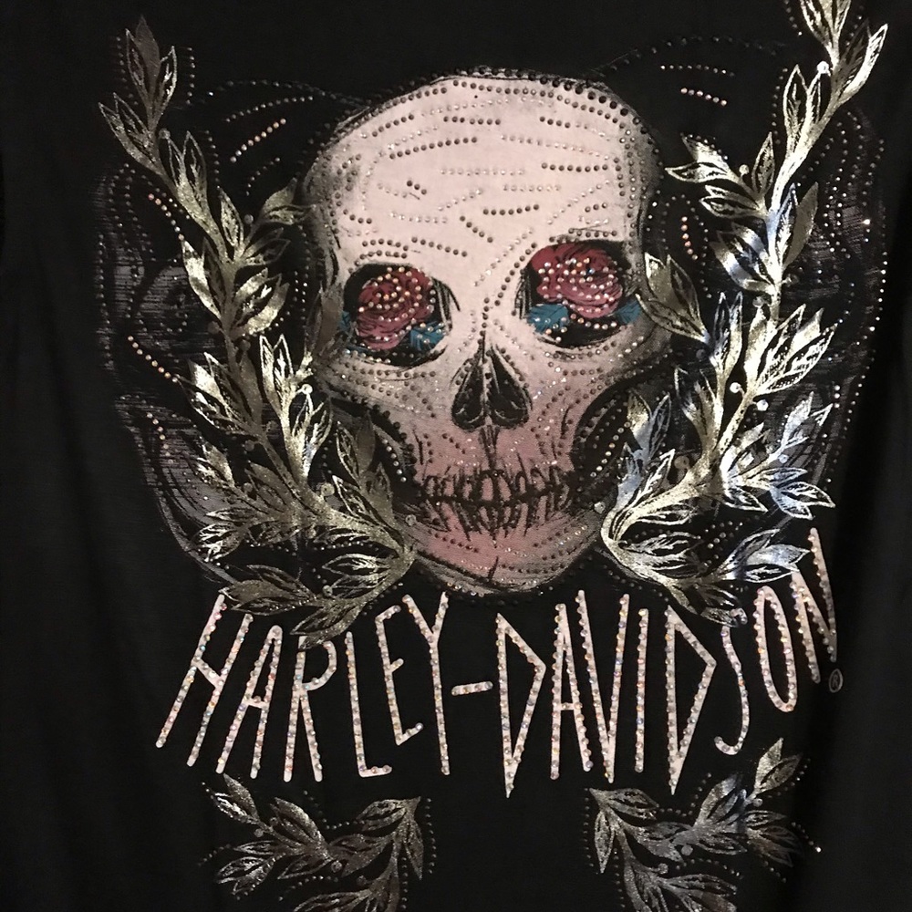 NWT Harley-Davidson Top with Bling